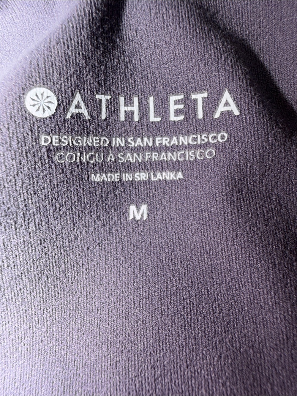 Athleta Mauve Laser-Cut High-Neck Crop Top - Picture 6 of 6